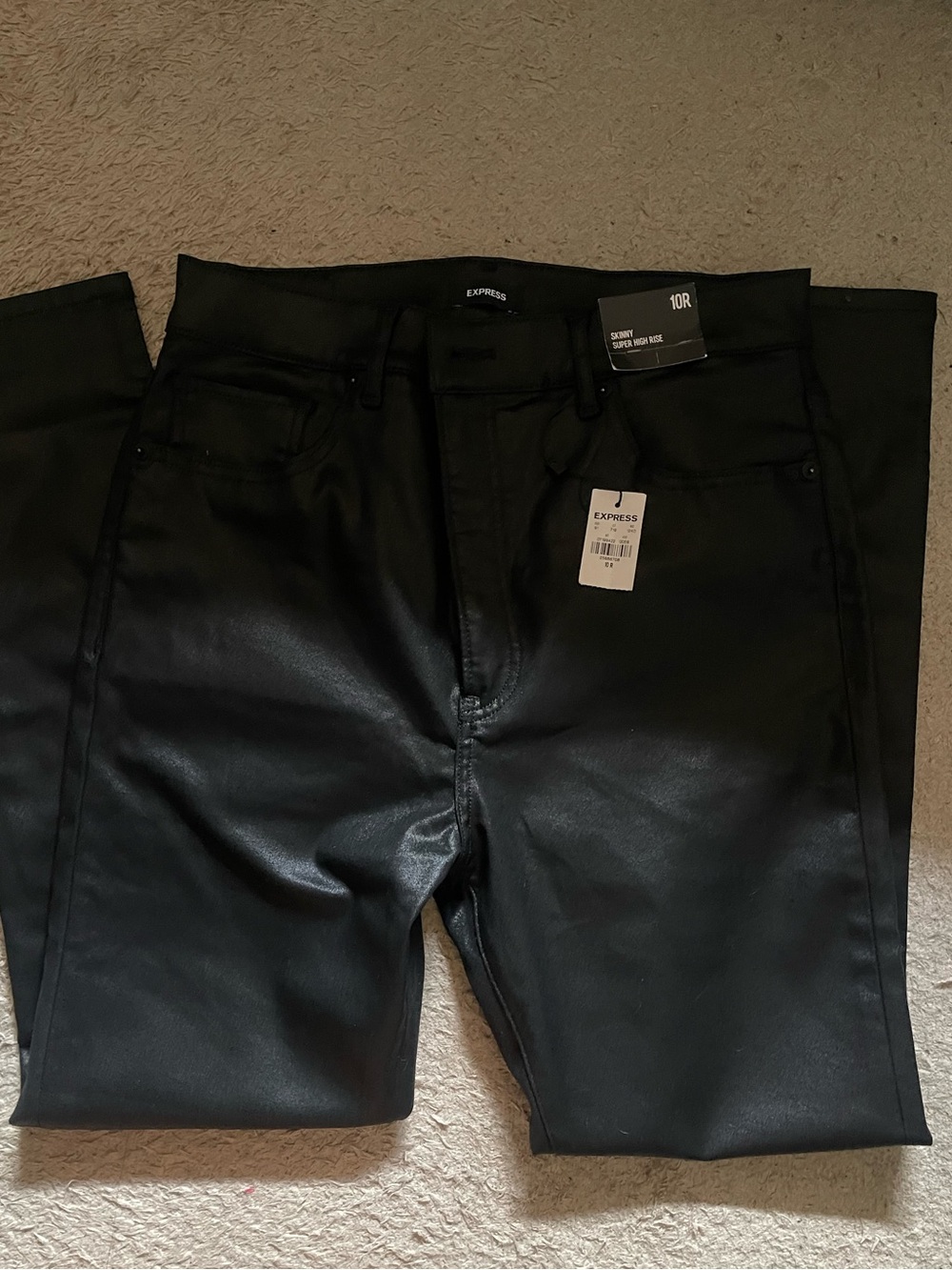 Express Skinny Super High Rise Pants.